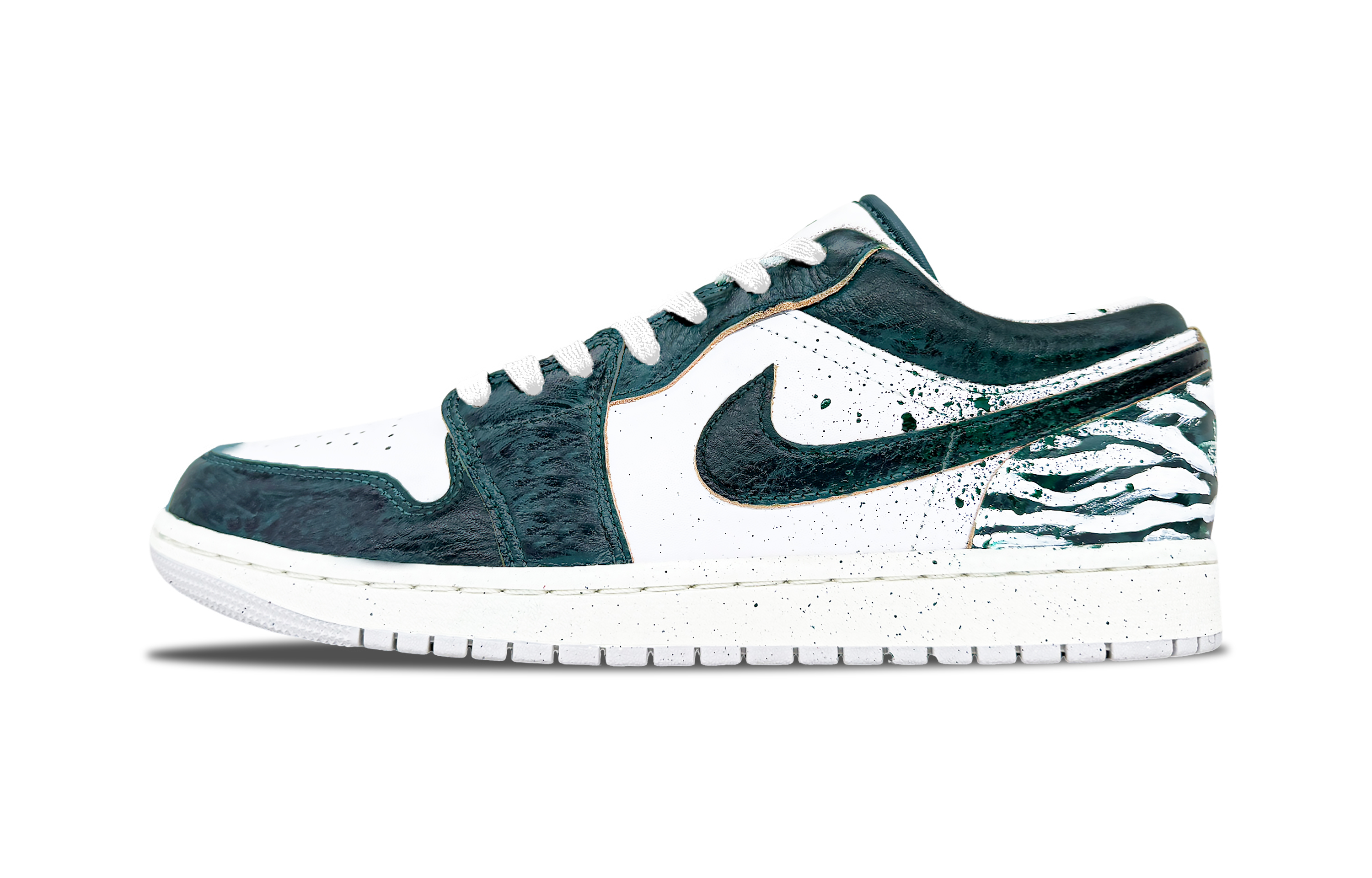 

Баскетбольные кроссовки Air 1 Low Top Vintage, мужские, цвет Jasper Jordan, Jasper