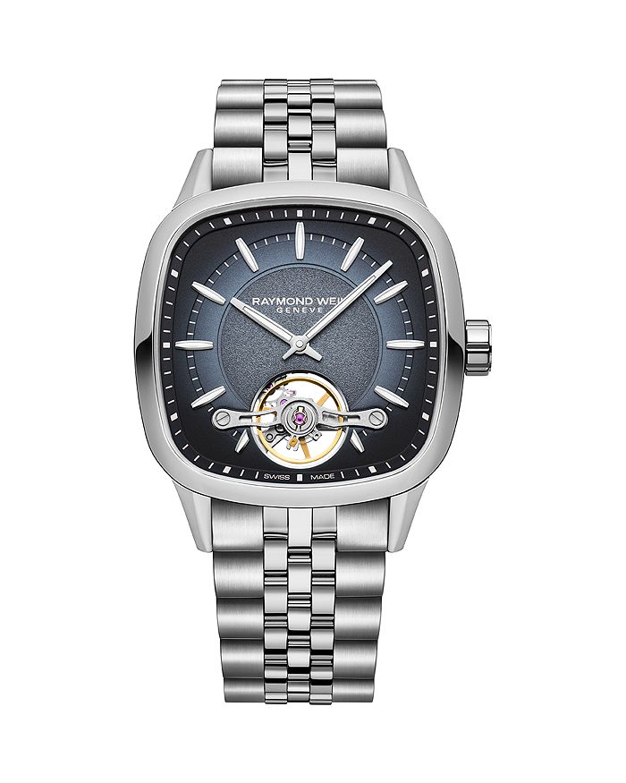 

Часы-браслет Freelancer Calibre Automatic, 40 мм x 40 мм Raymond Weil, серебряный