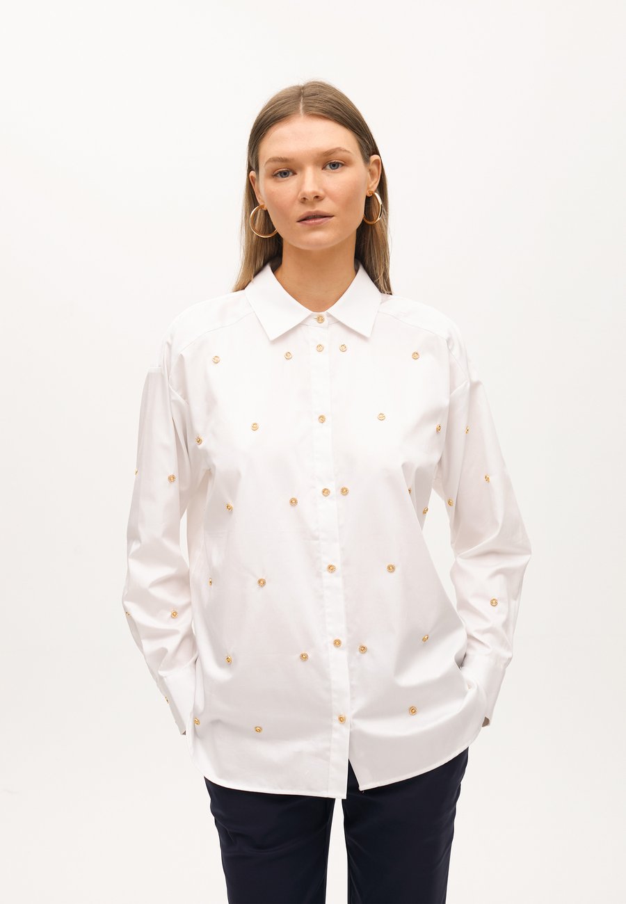 

Блуза LOLA CASADEMUNT Button-down blouse, White