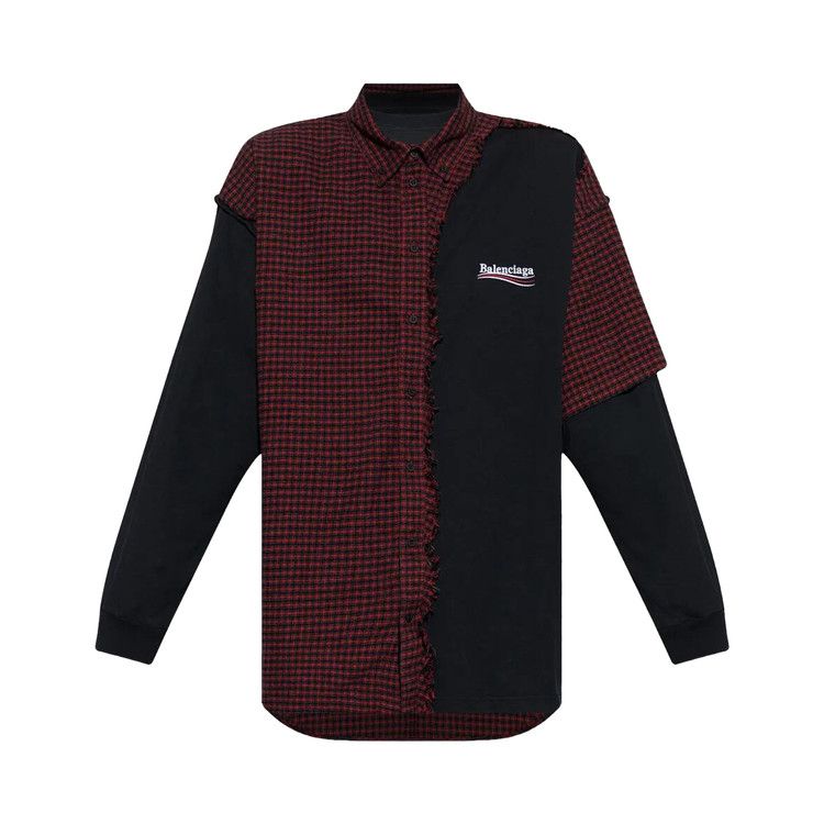 

Рубашка Balenciaga Patched Shirt, Red