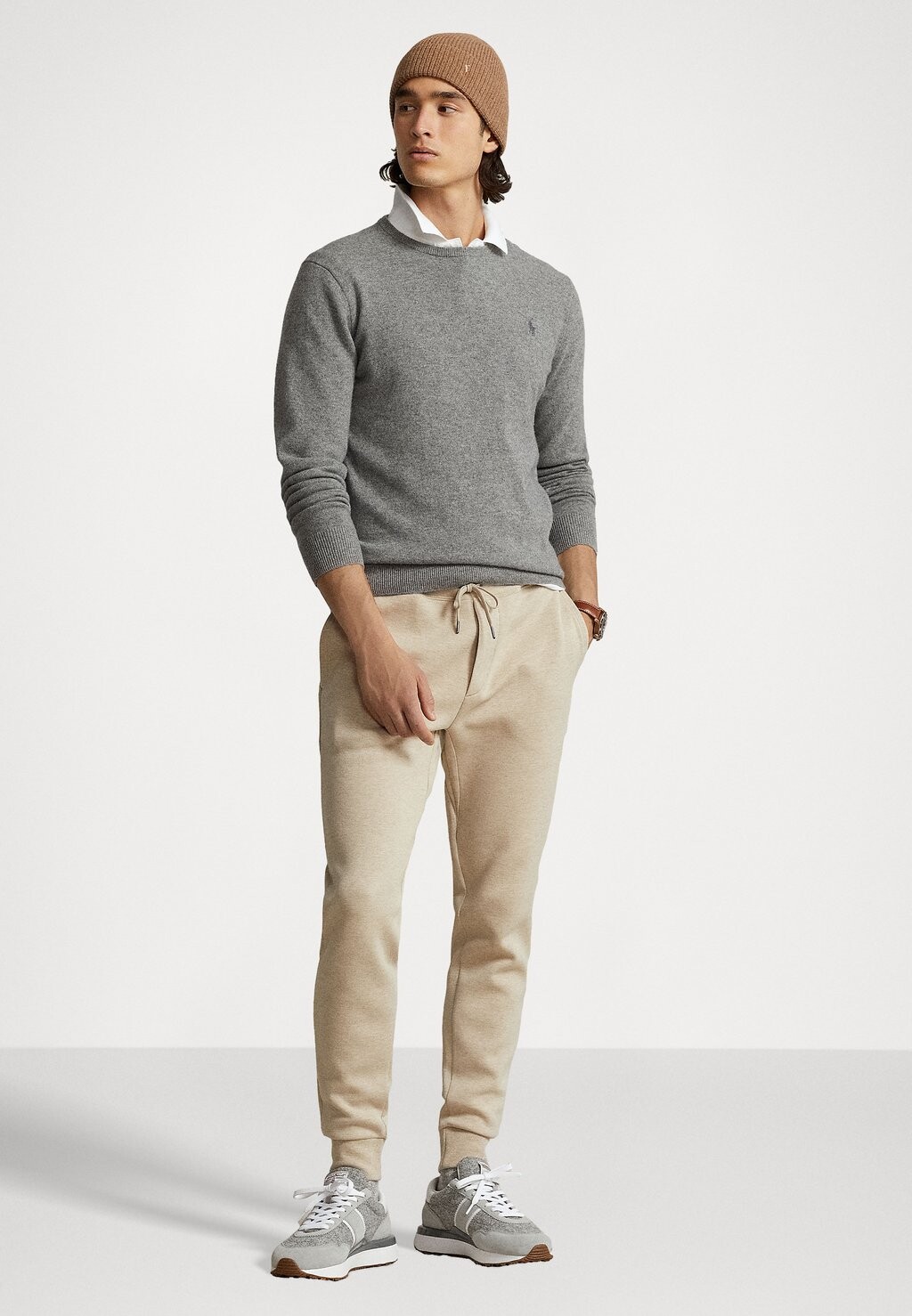 

Спортивные брюки DOUBLE KNIT JOGGERS Ralph Lauren, бежевый