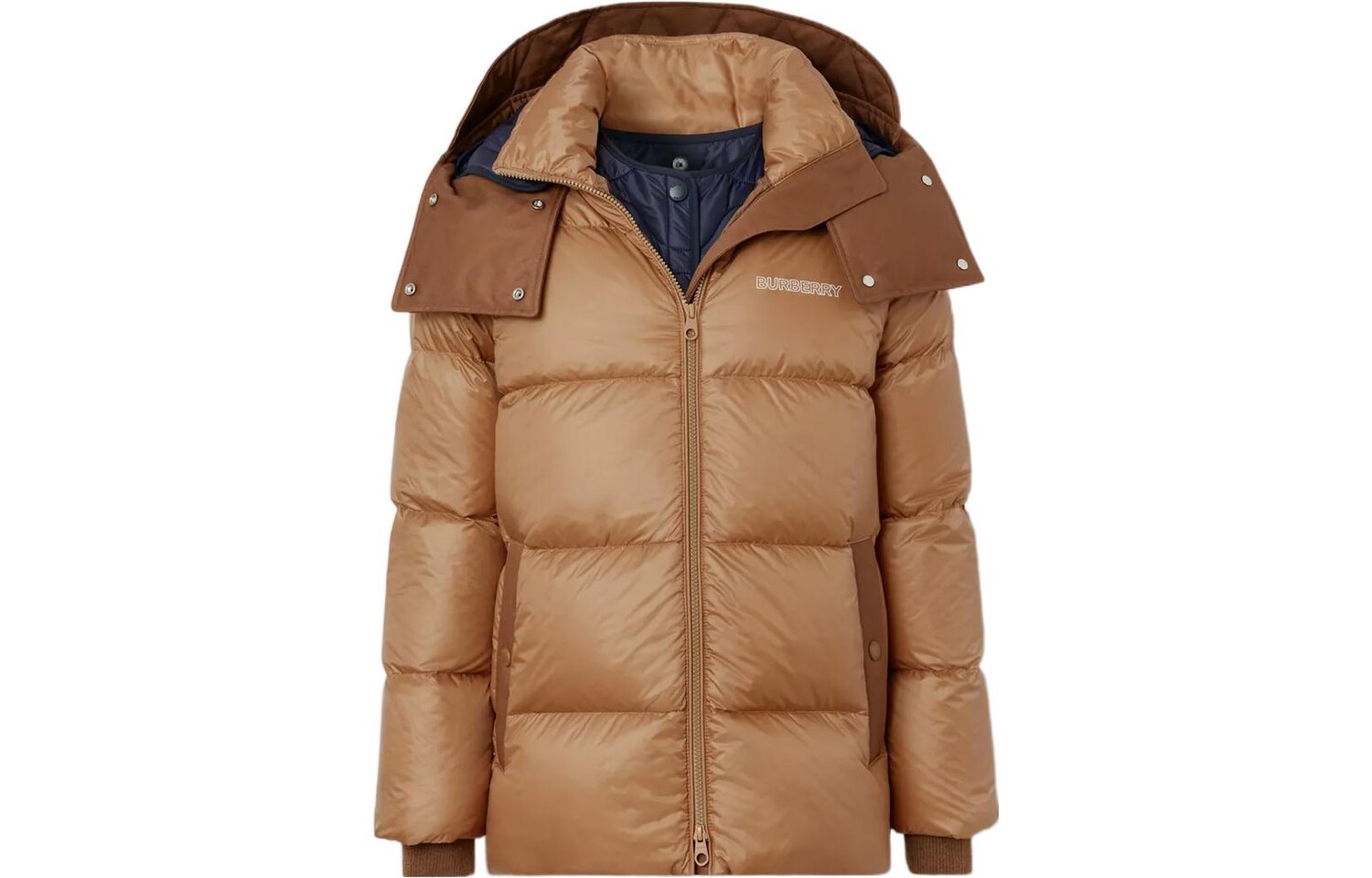 

Пуховик женский Burberry, коричневый