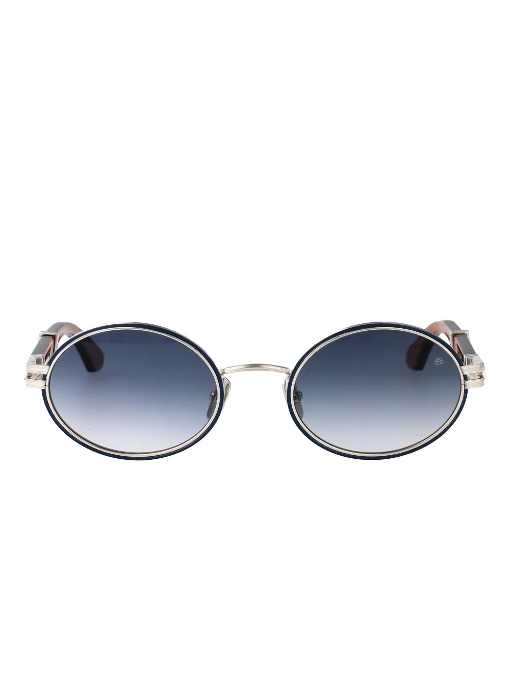 

Солнцезащитные очки в овальной оправе Maybach eyewear, серый