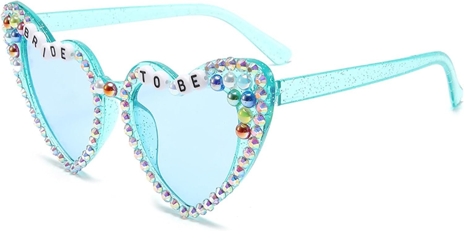 

Солнцезащитные очки Helena Heart Crystal для женщин, роскошные солнцезащитные очки со стразами, в стиле «кошачий глаз», для вечеринок и фестивалей, в стиле «конфеты», Blue