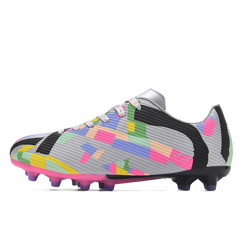 

Дышащие низкие детские футбольные бутсы для подростков AMICNIEGD, серебро