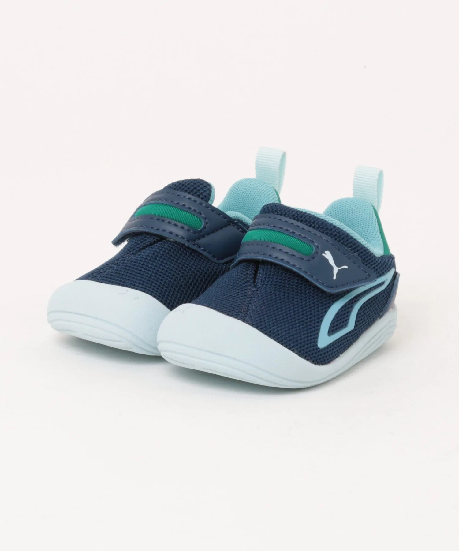 Детские кроссовки PUMA SOFT WIRED 2 EASE IN PS лёгкие, синие