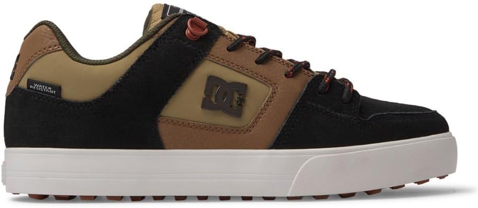 Мужские высокие кеды для скейтборда DC Men's Pure Dc Shoes, зеленый/коричневый — фото 3