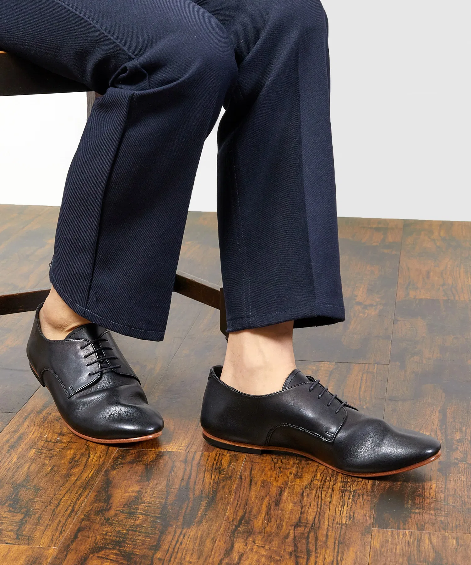 Мужские кожаные туфли PADRONE DERBY DANCE SHOES