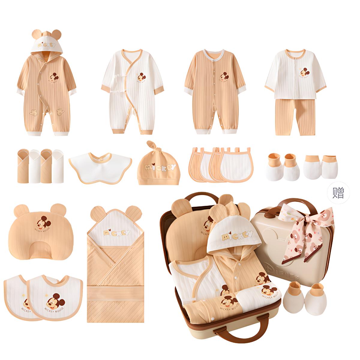 

Подарочная коробка для малышей и детей ясельного возраста Disney, [Password Suitcase]24 Pcs Set All-Season Coffee