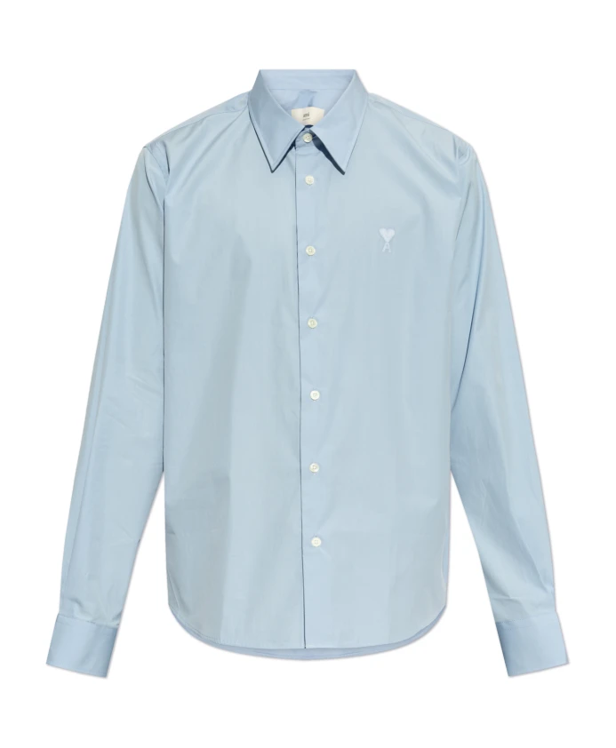 

Футболка с логотипом Ami Paris, синий