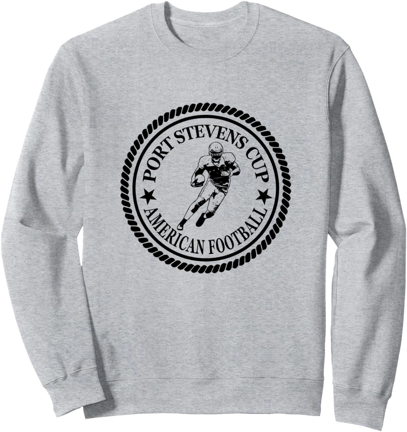 

Толстовка с изображением американского футбола Port Stevens Ps75 Design, серый