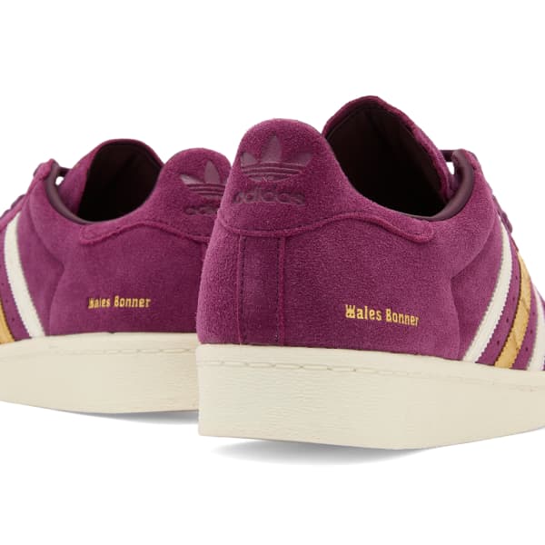 Adidas X wales bonner jabbar low кроссовки, красный night, oat & wonder белый — фото 3