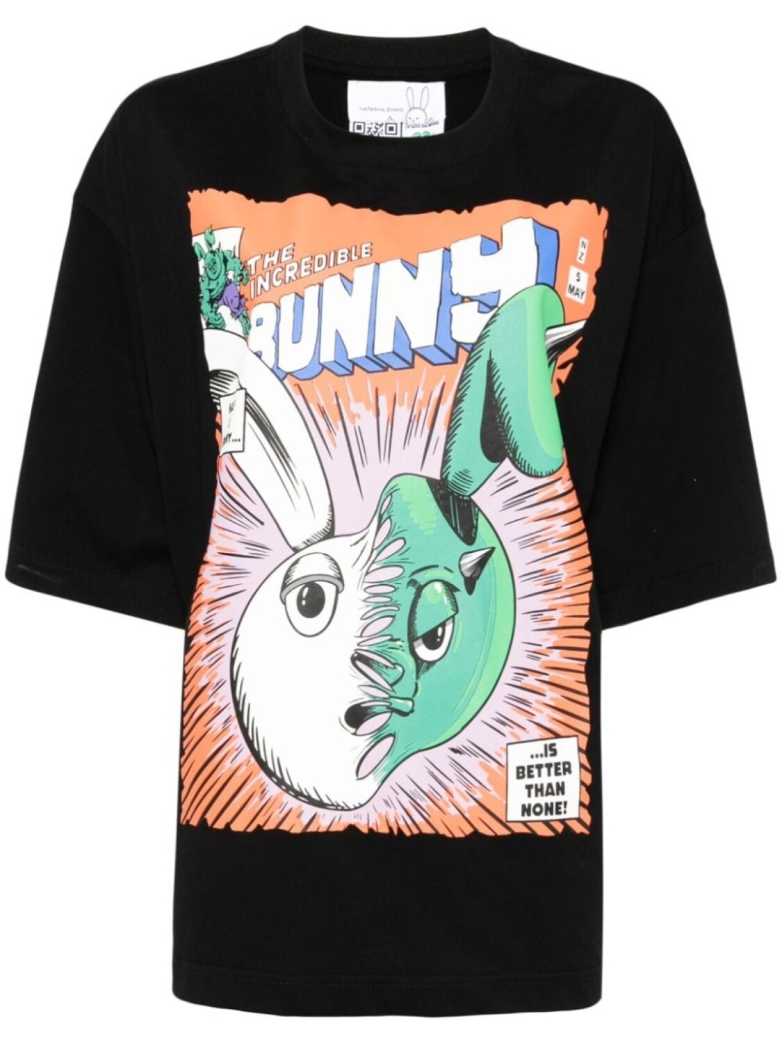 

Natasha Zinko футболка The Incredible Bunny, черный