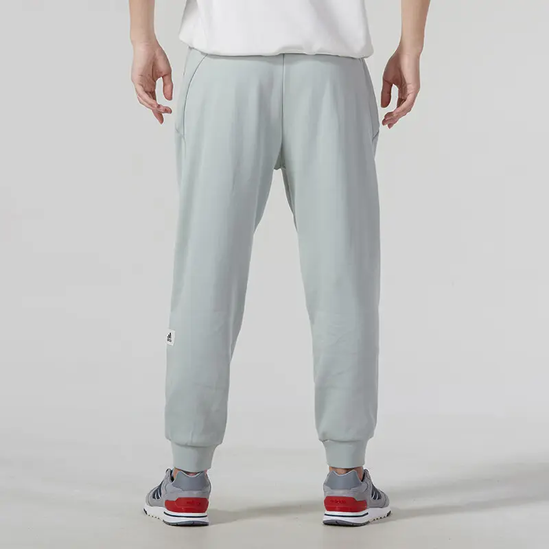 Спортивные брюки Lounge Knit Мужские серые Adidas, серый — фото 3