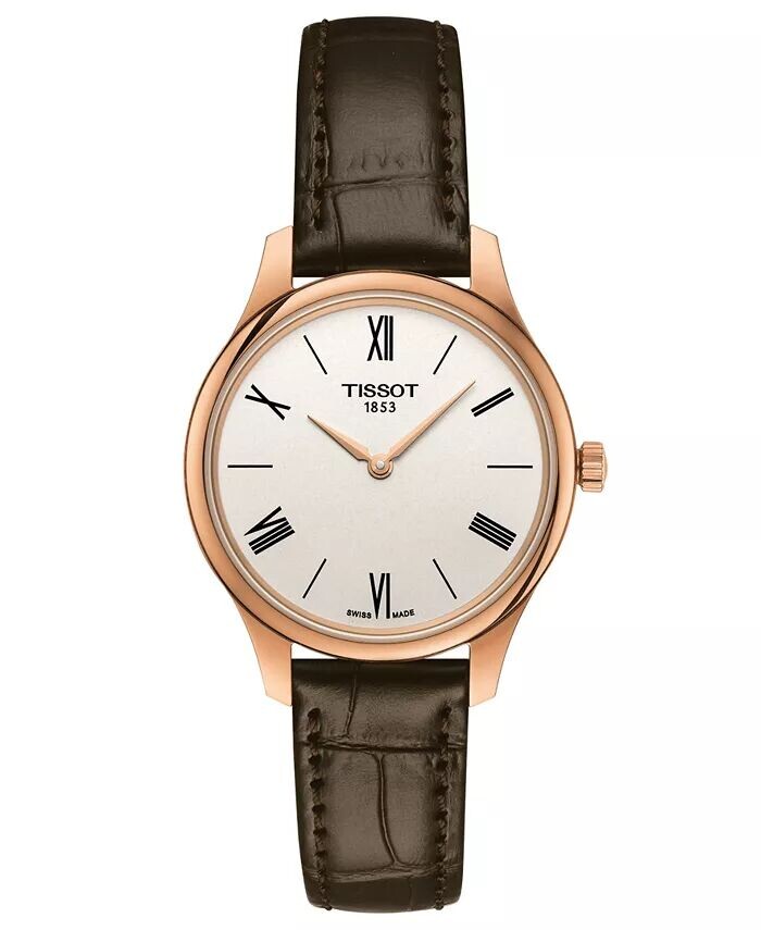 

Женские часы Swiss Tradition 5.5 Lady с коричневым кожаным ремешком, 31 мм Tissot