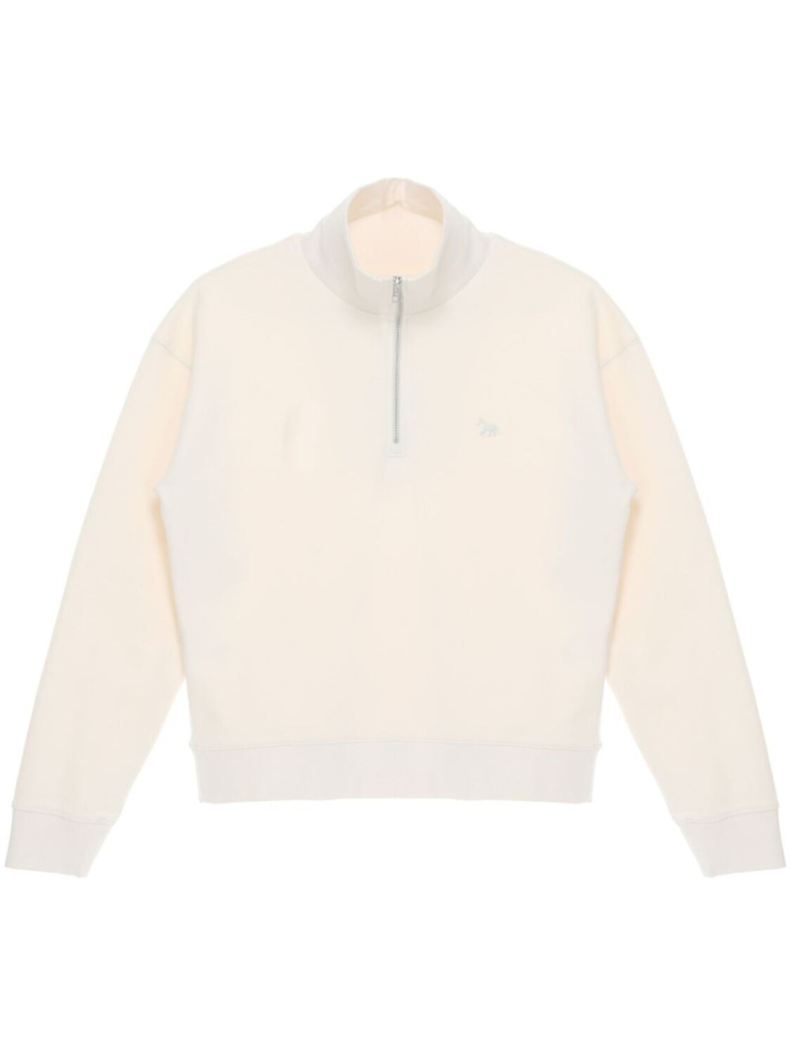 

Хлопковая толстовка Fox Head Maison Kitsuné, нейтральный цвет