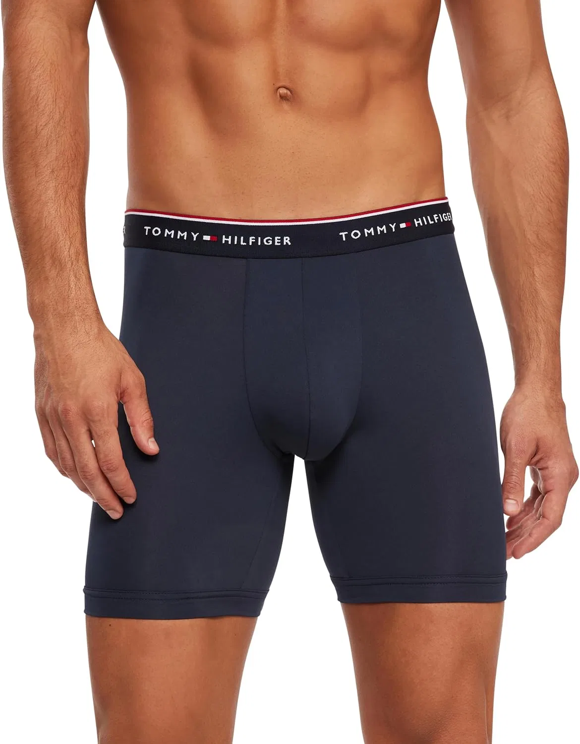 Боксеры Tommy Hilfiger, темно-коричневый, темно-синий, серый — фото 2