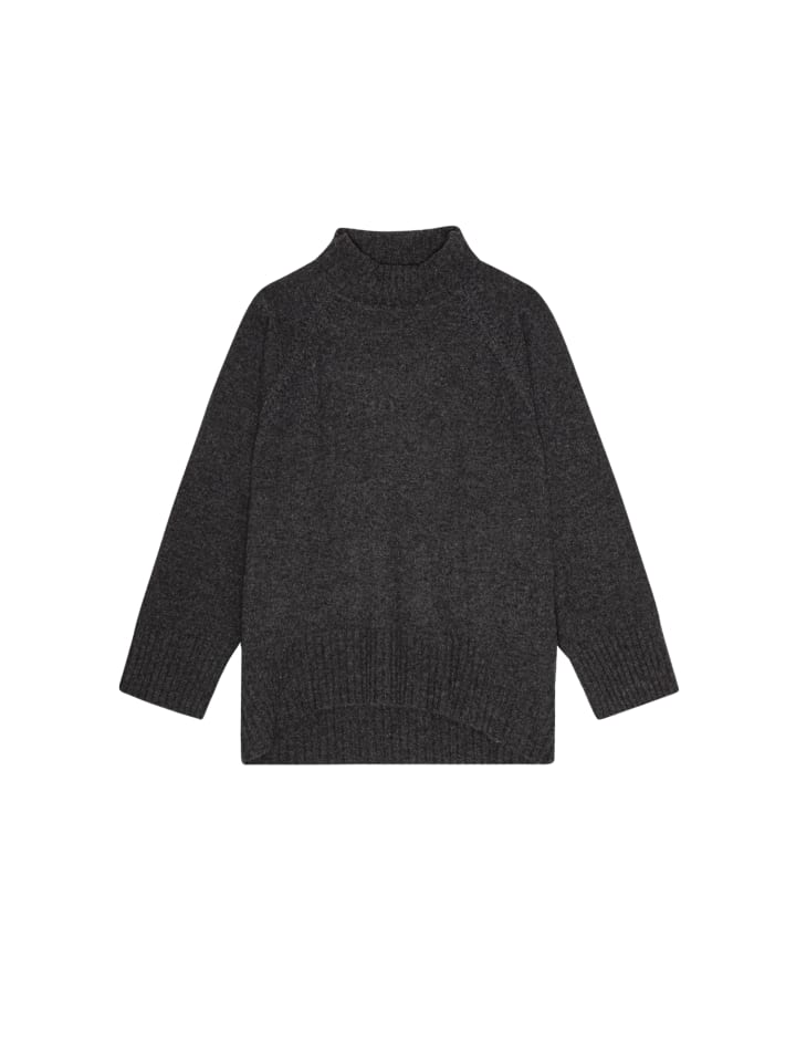 

Moshi Moshi Mind Свитер «Астер» в угольно-сером меланжевом цвете