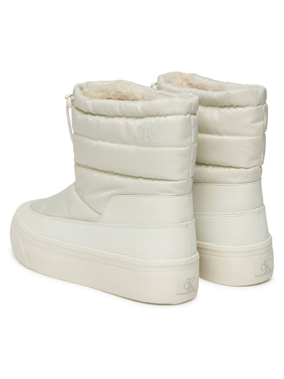 Кроссовки Vulc Flatf Snowboot Nylon Mix Mg YW0YW01977 Calvin Klein, белый — фото 3