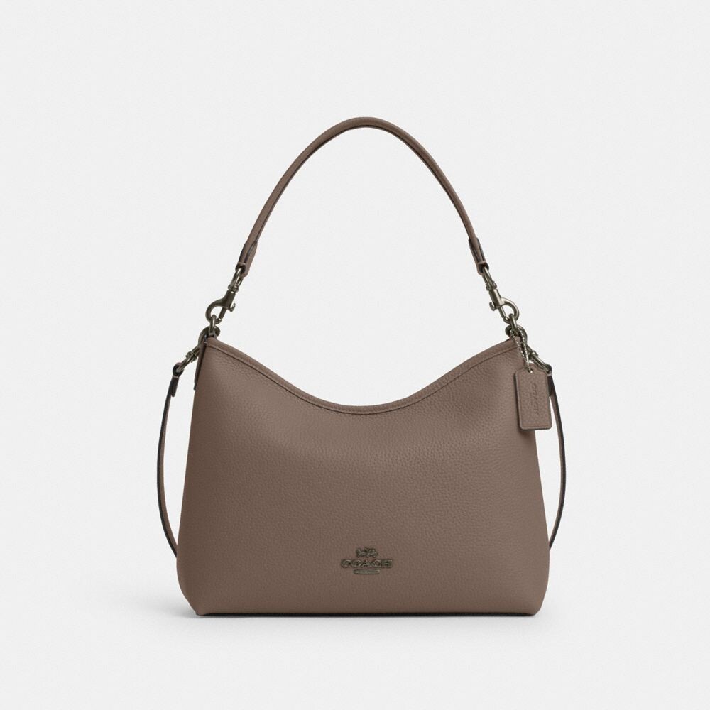 

Сумка на плечо COACH Laurel Shoulder, цвет Qb/Dark Stone