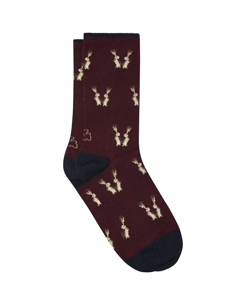 

Женские обычные носки Kiff-Kiff, бордовый