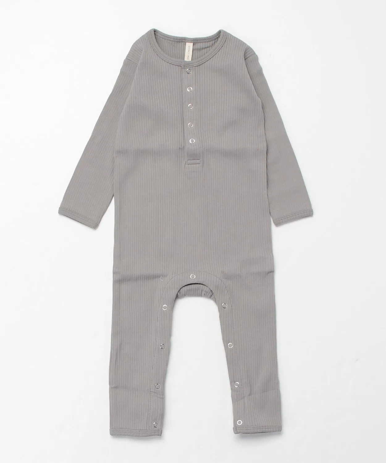 Детский комбинезон Ribbed Baby Jumpsuit Quincy Mae из органического хлопка с эластаном