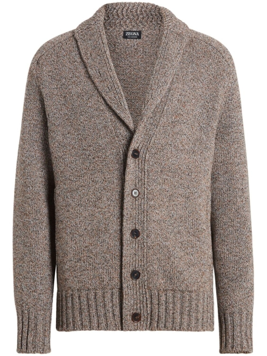 

Zegna кардиган с лацканами-шалькой, нейтральный цвет