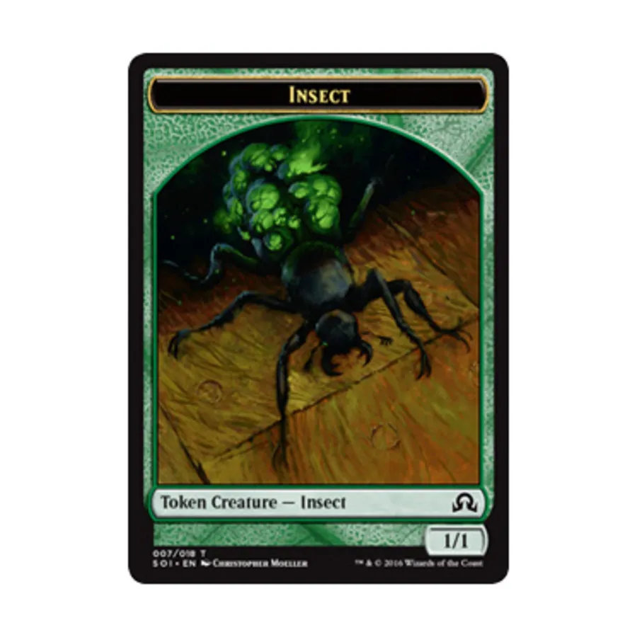 

CCG Насекомое — жетон (T), MTG - Shadows Over Innistrad