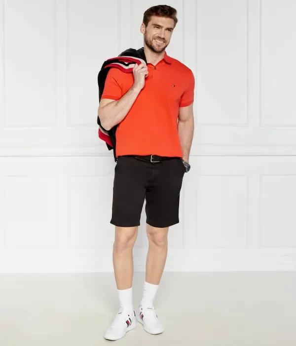 Поло 1985 straight fit Tommy Hilfiger, оранжевый — фото 2