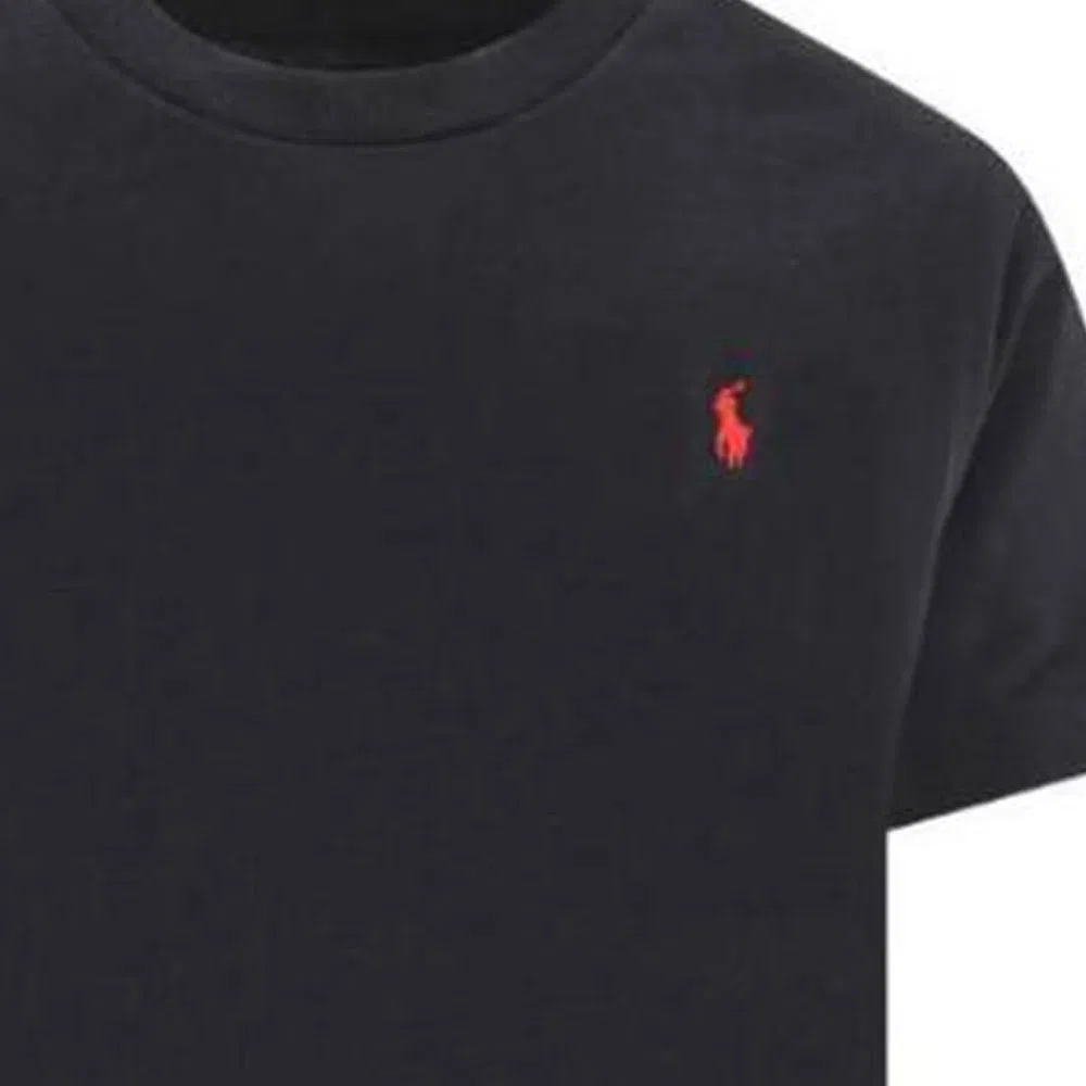 Футболка детская черная Polo Ralph Lauren — фото 4