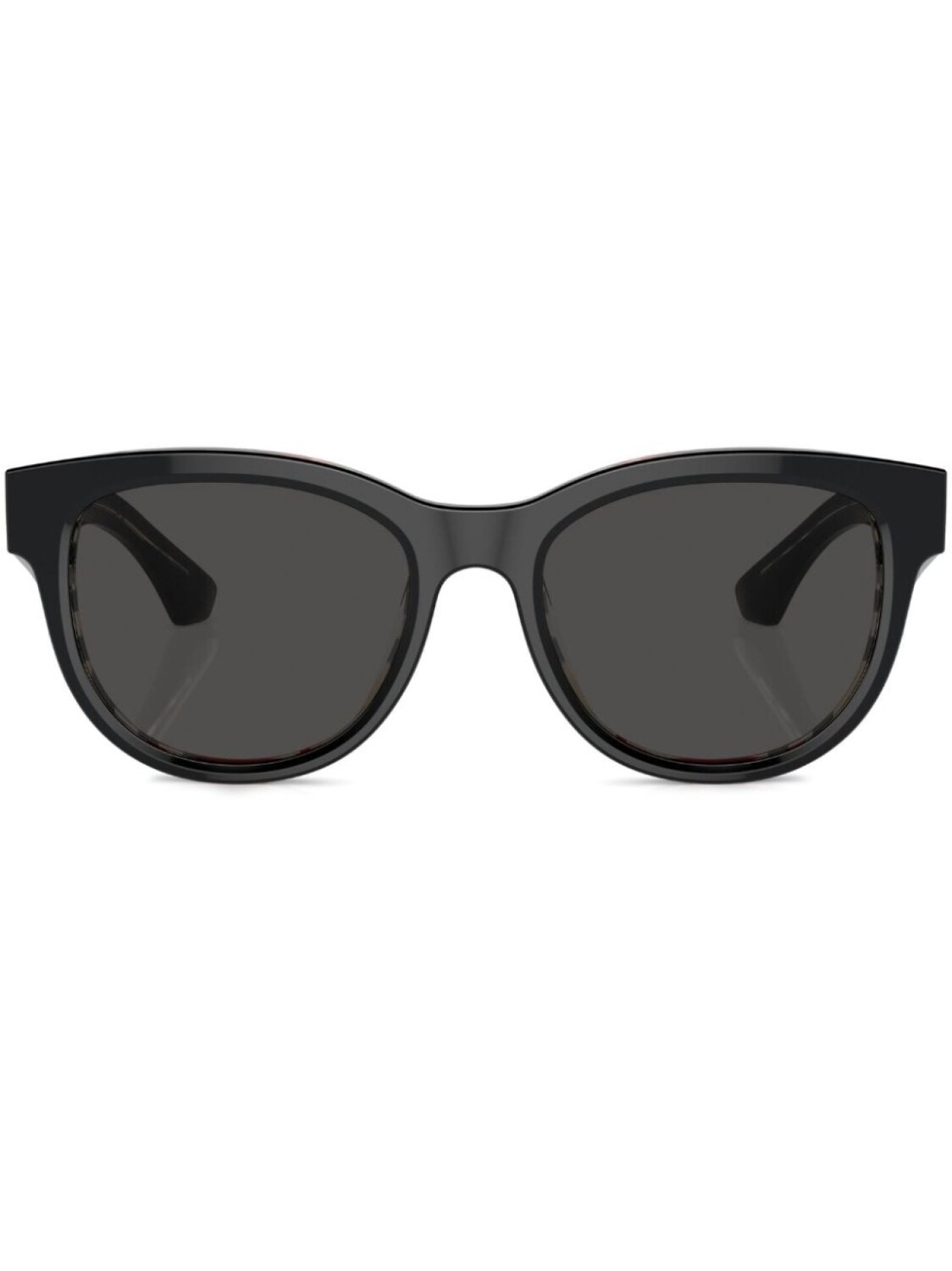 

Солнцезащитные очки трапециевидной формы Burberry Eyewear, черный