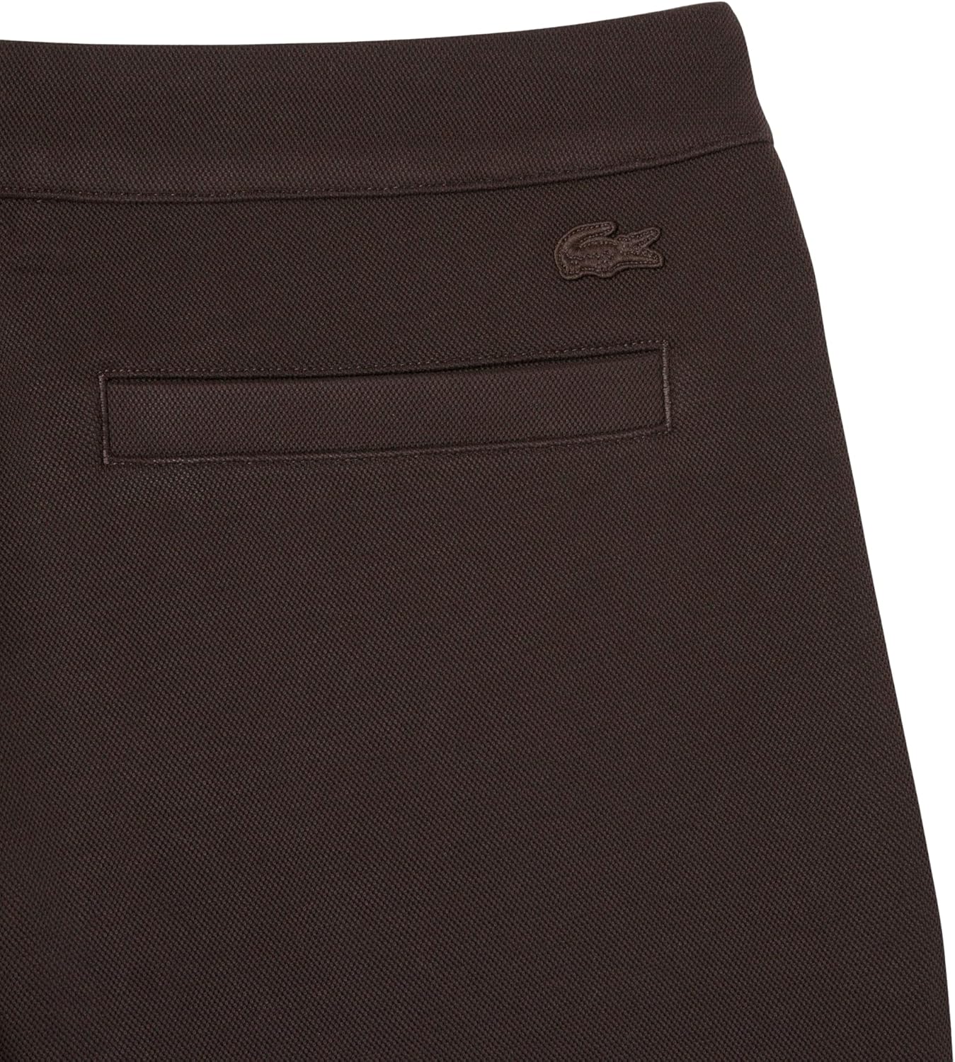 Брюки Lacoste, мужские, плиссированные из ткани Пике, цвет Порт — фото 3