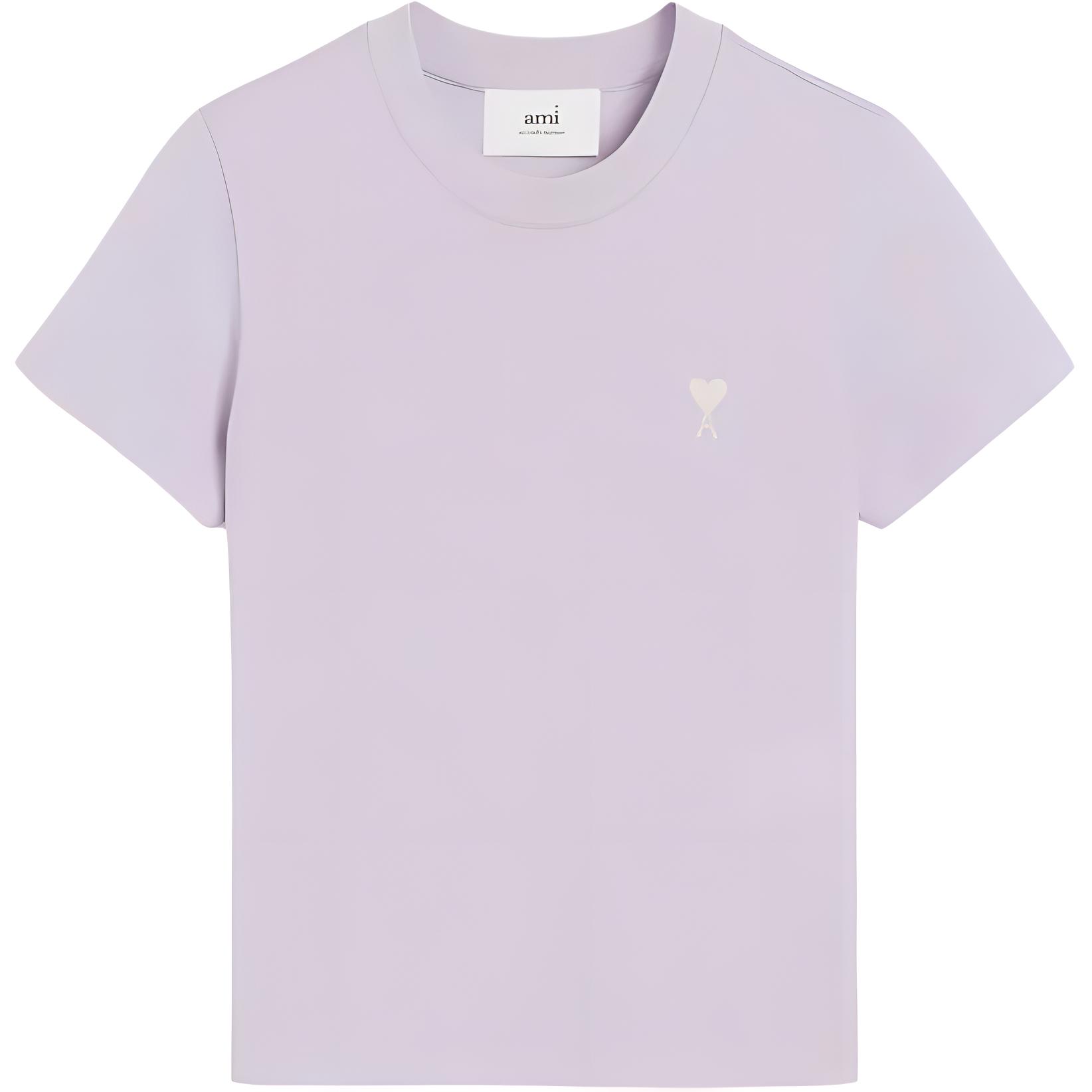 

Ami Paris Ami De Coeur укороченная футболка AMIPARIS, фиолетовый