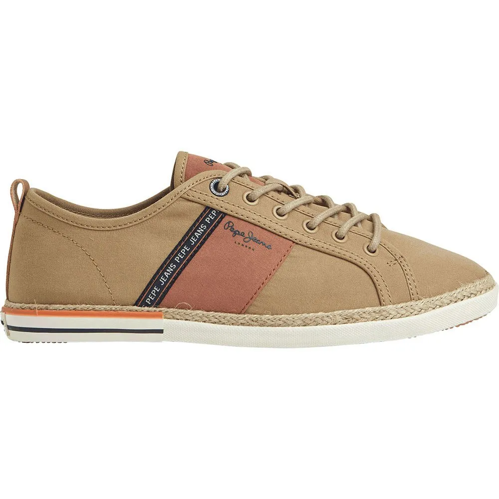 

Кроссовки Pepe Jeans Maoui Tape Sunset trainers, бежевый