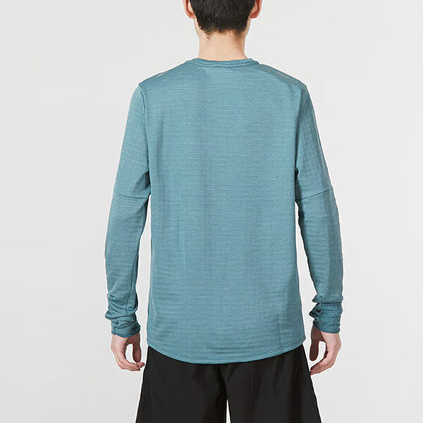 Футболка Nike Dri-FIT Legend long sleeve fitness top 'Lake Green', зеленый — фото 4