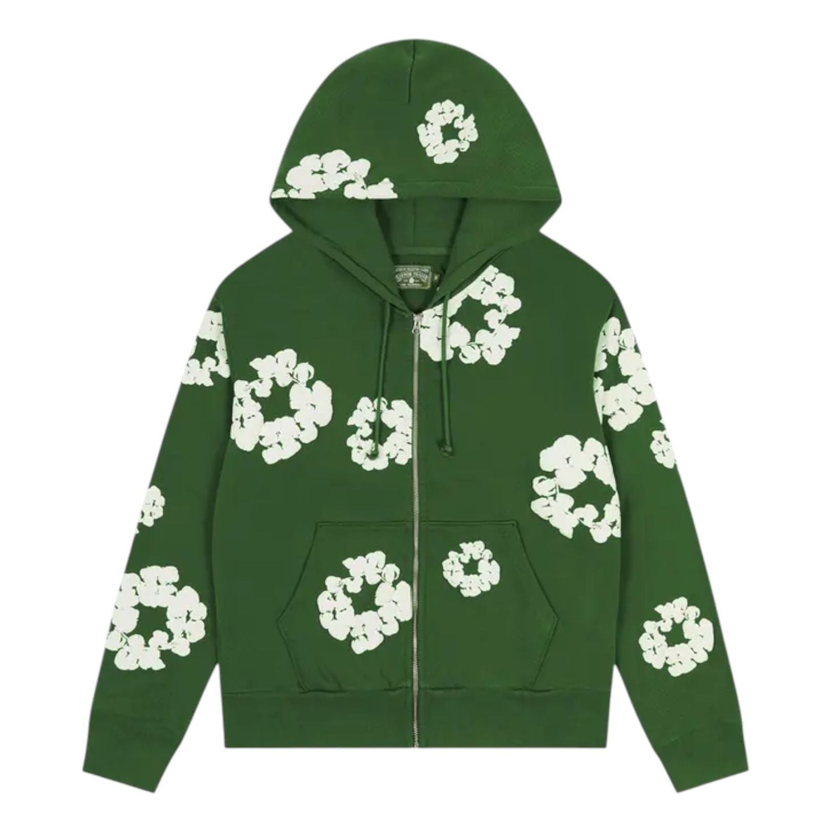 

Худи Denim Tears Cotton Wreath Zip Hoodie 'Green'