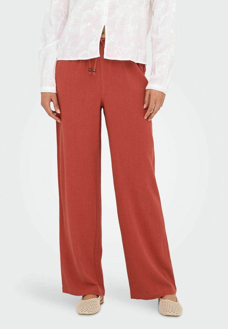 

Брюки ONLY GERADE GESCHNITTEN MITTLERE TAILLE , Bossa Nova/Dark Red