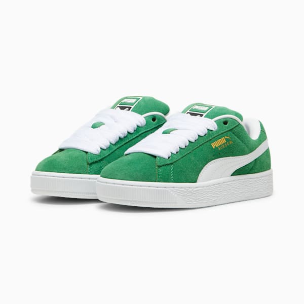 Кроссовки для больших детей Suede Xl Puma, зеленый — фото 4