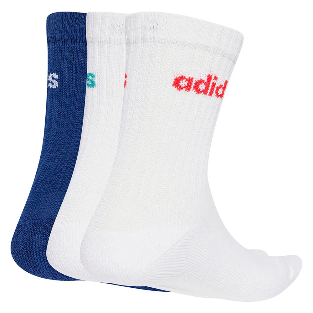 Носки 3 шт adidas Linear Cushioned crew, белый — фото 2