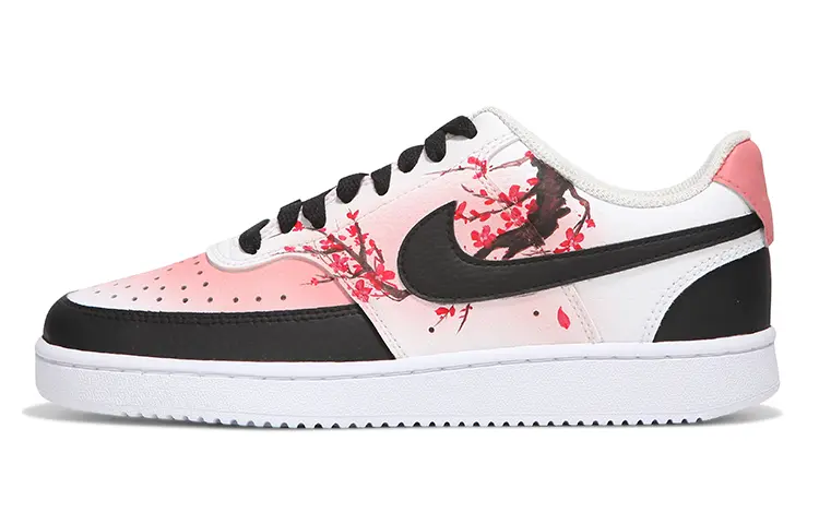 

Кроссовки Nike Court Vision 1 Skateboard Shoes Men Low-Top Black Pink