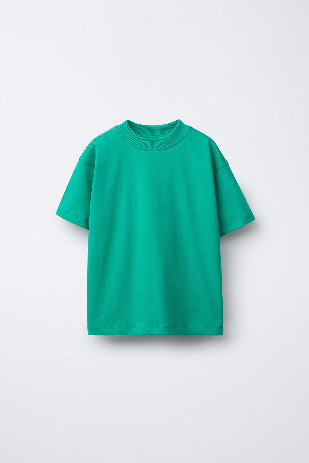 

Простая футболка ZARA, зеленый