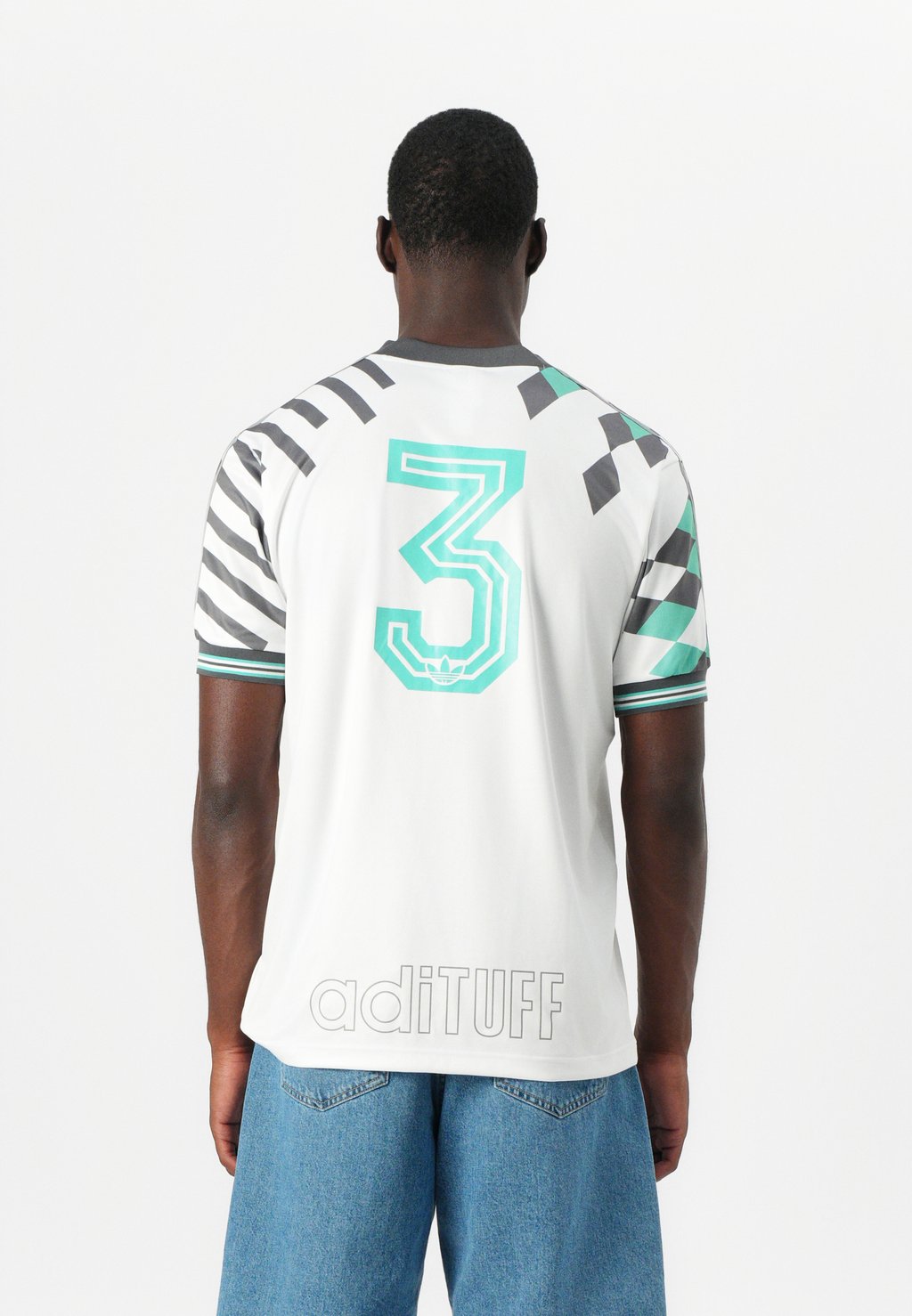 Футболка с принтом WAVE UNISEX Adidas Originals, белый — фото 3