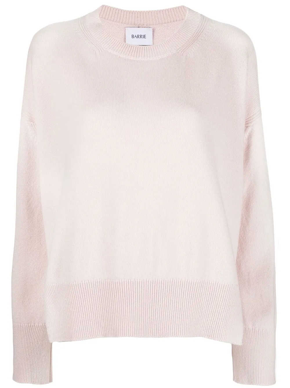

Кашемировый джемпер с круглым вырезом Barrie, розовый