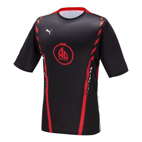 

Футболка ag game logo t-shirt 'black red white' Puma, черный