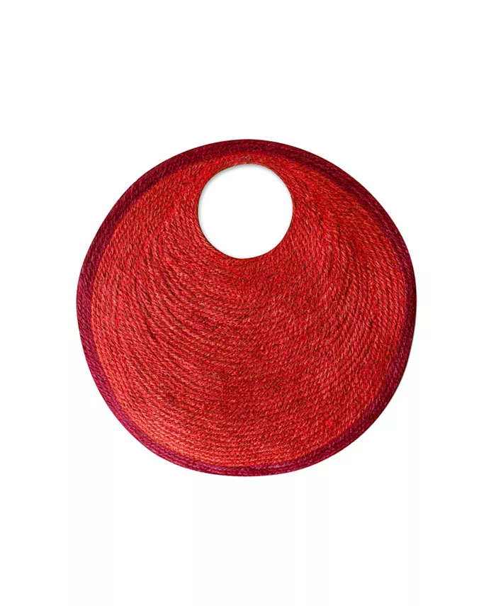 

Мини-сумка из джута SOLO TOMATO красного цвета Brunna.co, красный