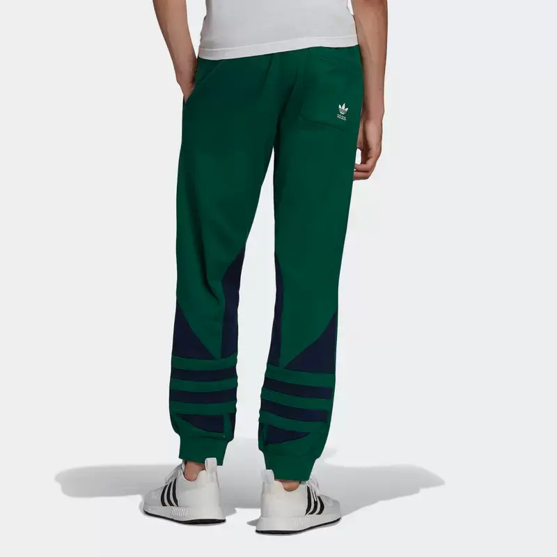 Трикотажные спортивные штаны мужские лесной зеленый Adidas Originals, зеленый — фото 3