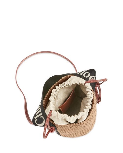 Большая плетеная сумка-тоут Basket из коллаборации с Mifuko Woody Chloe, цвет Tan/Beige — фото 3