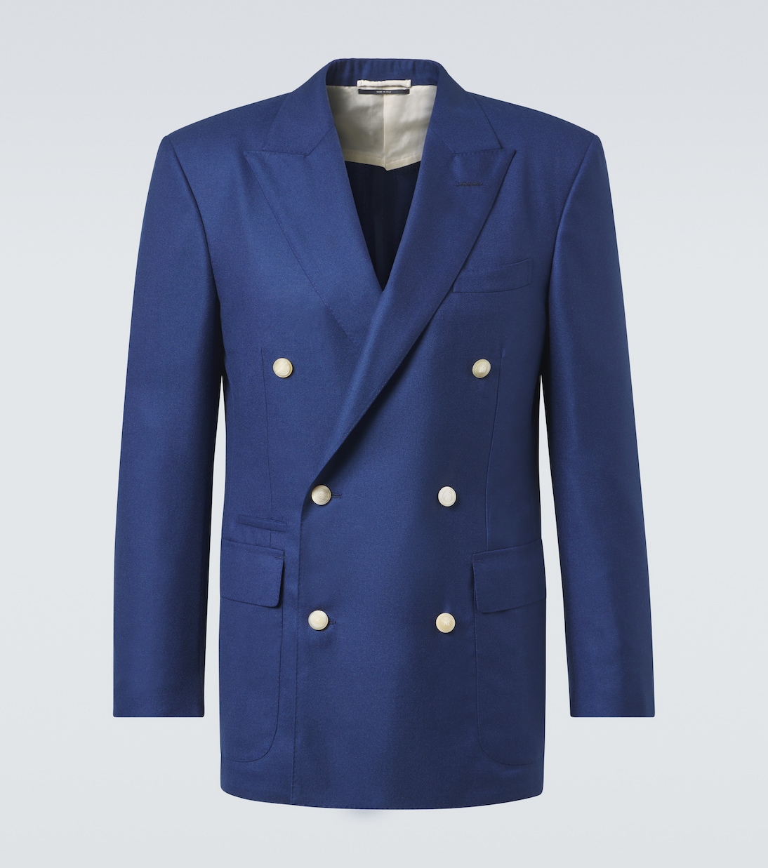 

Двубортный кашемировый блейзер Dunhill, Spring Navy