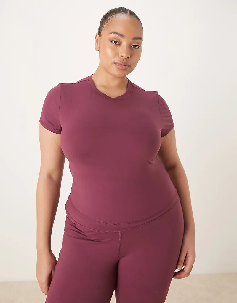 

Футболка для младенца Curve Icon, мягкая на ощупь, бордового цвета, 4505