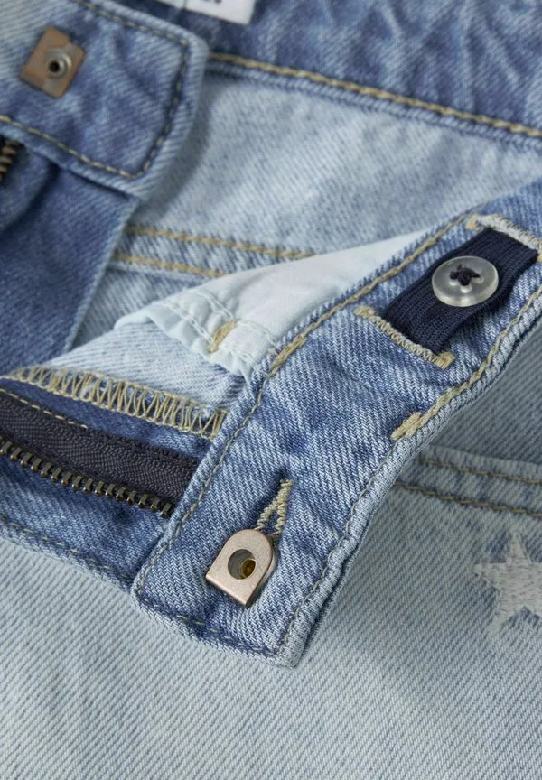 Джинсовые шорты Name It, Light Blue Bleached Denim — фото 3